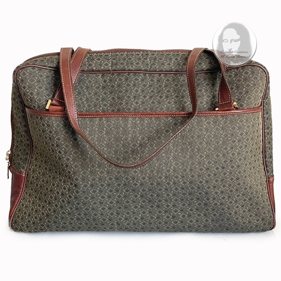 Hartmann Carry On Bag Wings Jacquard Diamond Pattern Vintage Y2K NEEDS REHAB! - Picture 8 of 12